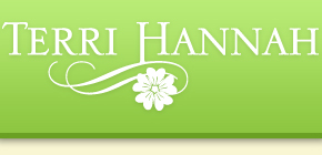 A graphic of the terri hannah logo